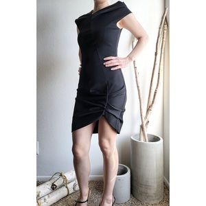 COPY - HELMUT LANG ASYMMETRICAL DRESS- SIZE 2